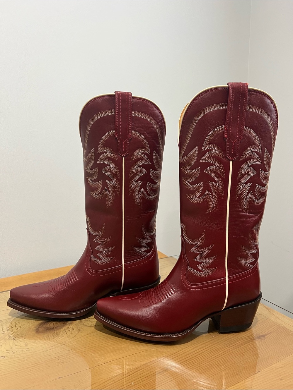 Tecovas The Annie scarlet Western Embroidered Boots in Red US 8 B